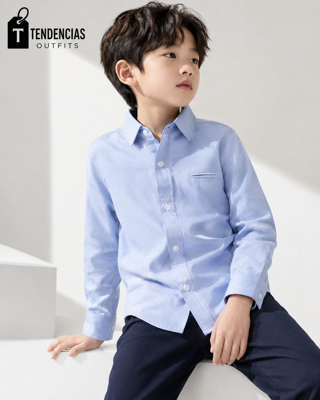 Camisa algodón ejecutivo niño (PRONTO)