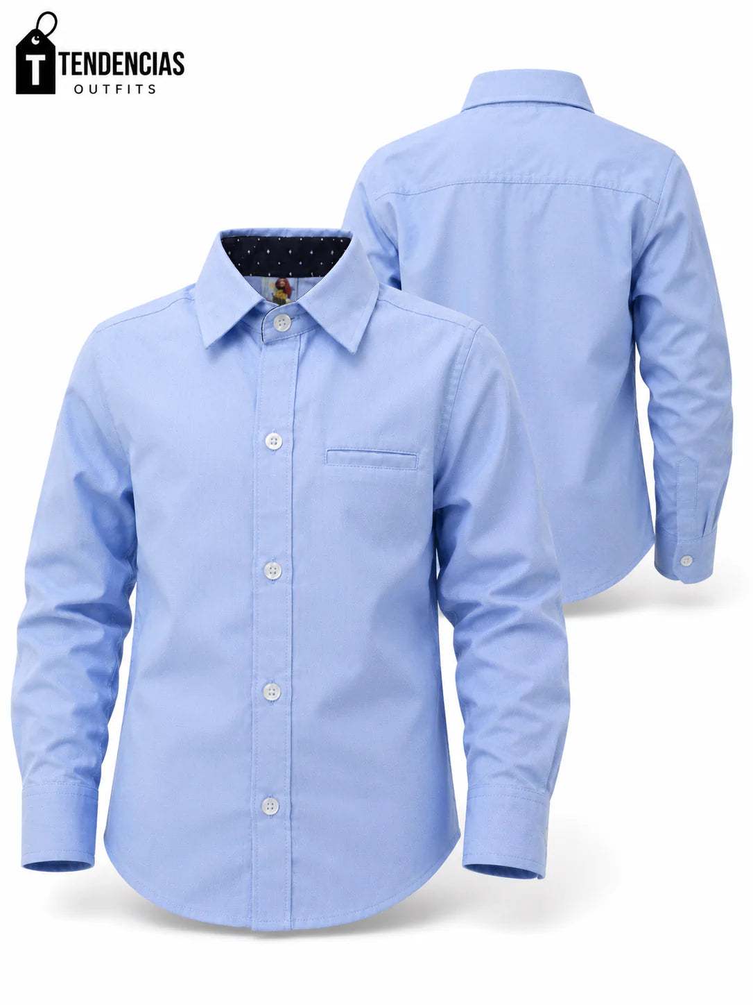 Camisa Oxford manga larga