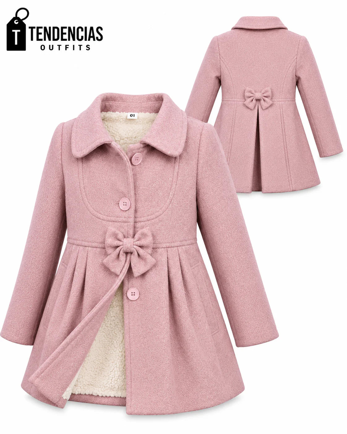 Abrigo Coquette Princess de Paño