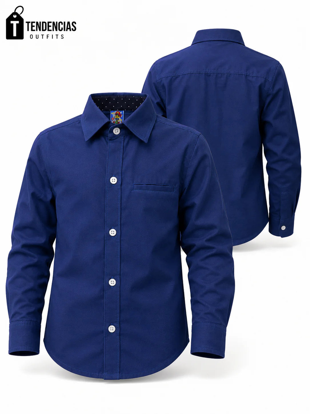 Camisa Oxford manga larga