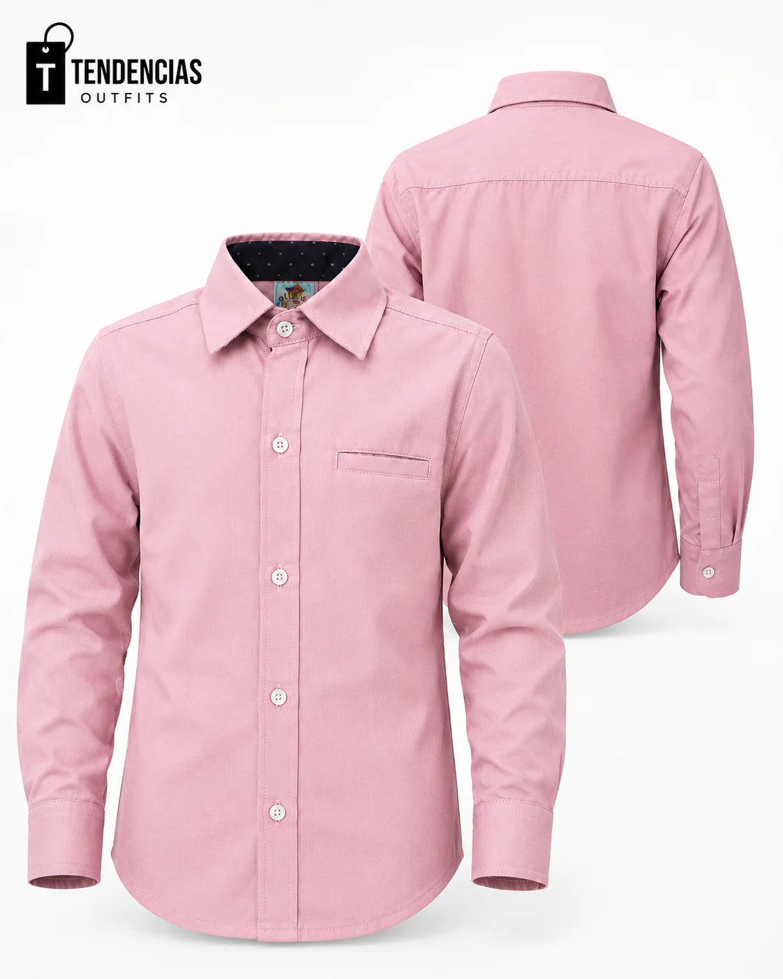 Camisa Oxford manga larga