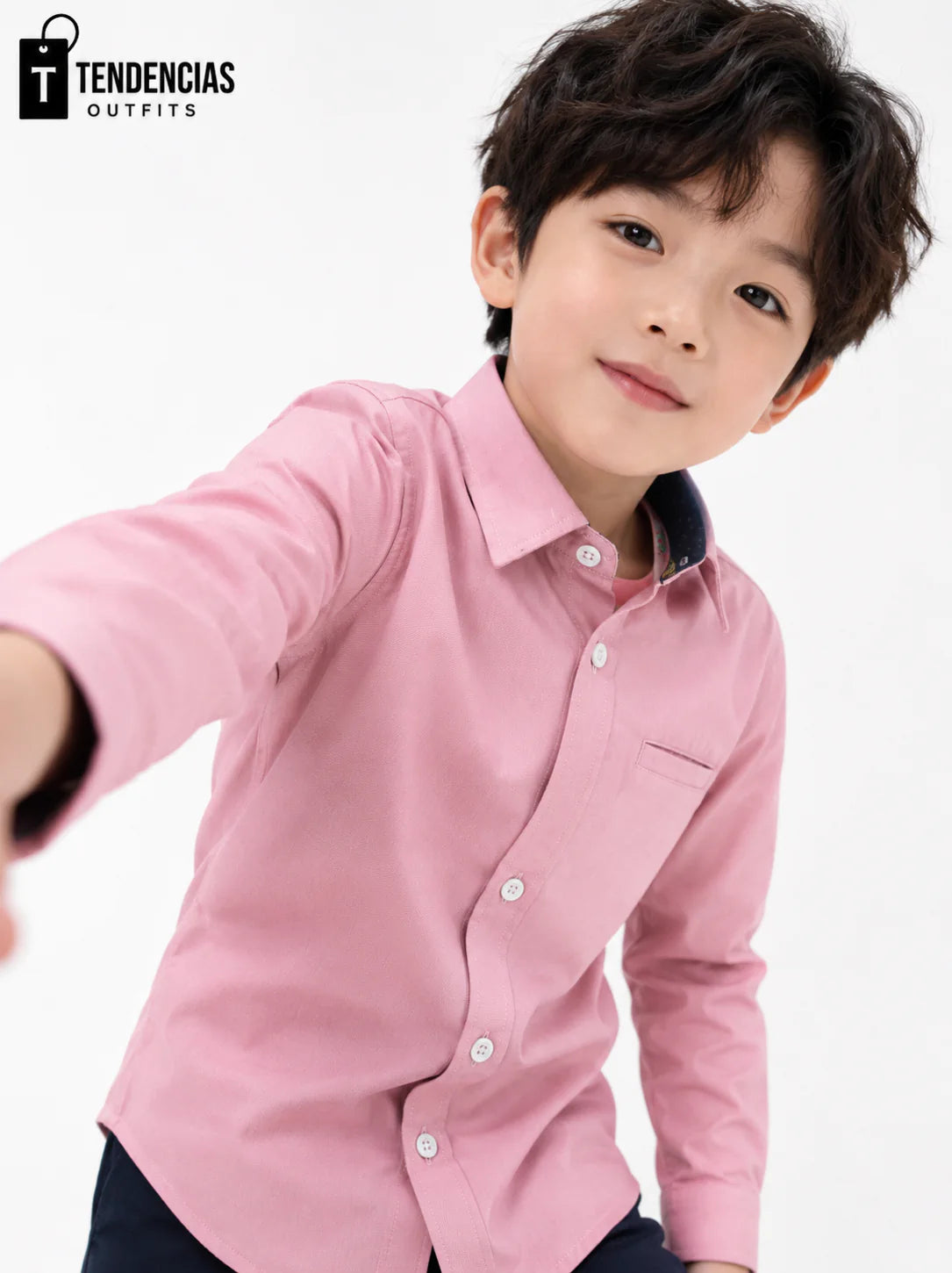 Camisa Oxford manga larga