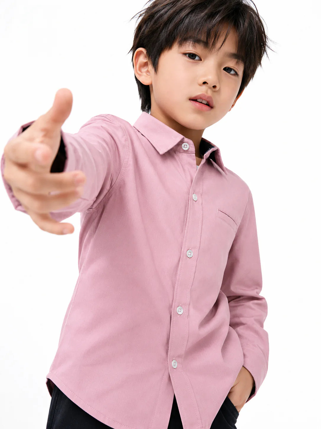 Camisa Oxford manga larga
