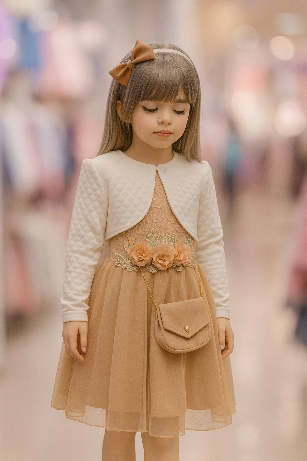 Vestido en tul para niña (PRONTO)