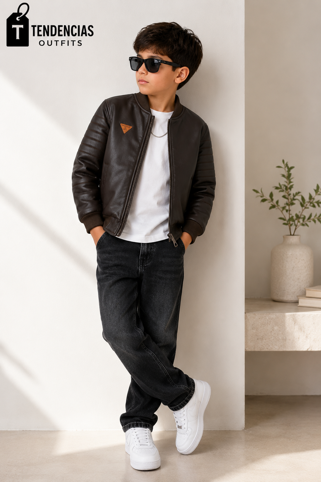 Casaca cuerina niño (PRONTO)