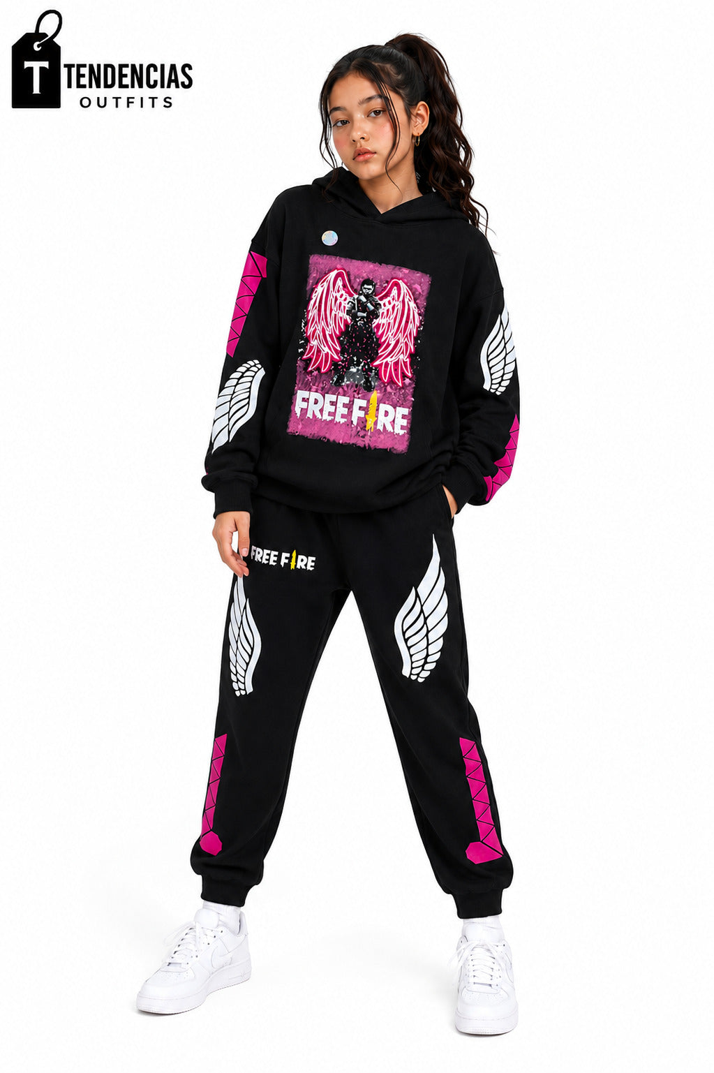 Conjunto Buzo Free Fire Negro
