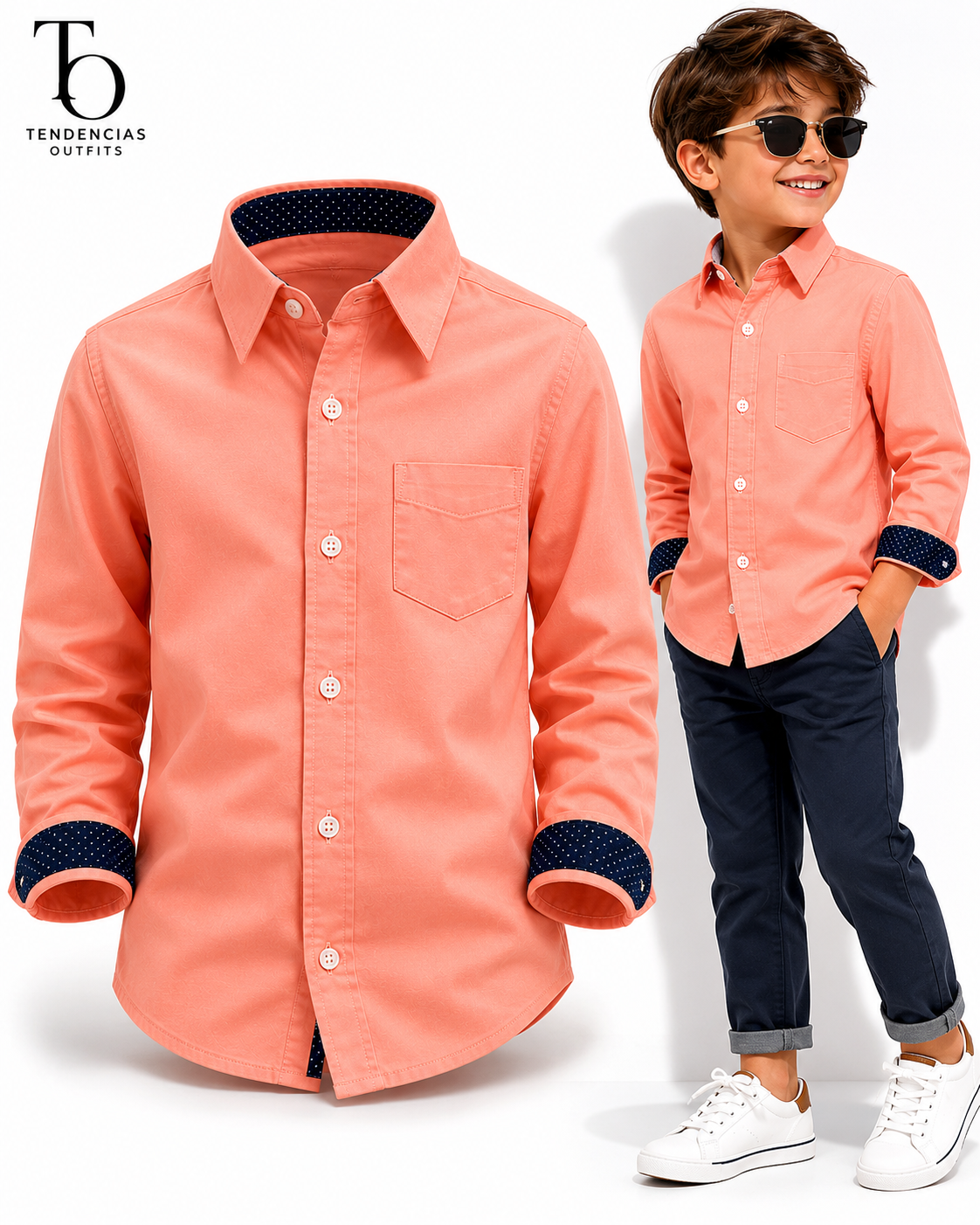 Camisa drill niño (PRONTO)