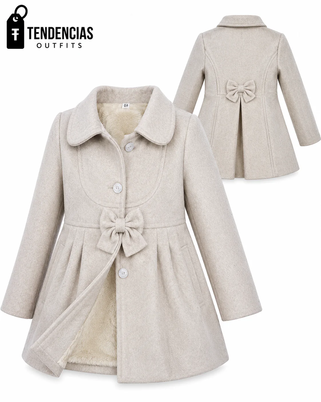 Abrigo Coquette Princess de Paño