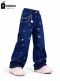 Pantalon corazones brillante niña (PRONTO)
